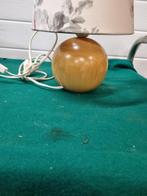Tafellamp van hout stoffen kap, Huis en Inrichting, Ophalen of Verzenden, 'T Olde Gre-j, Info@toldegrej.nl, Endepoelstraat 20f Didam