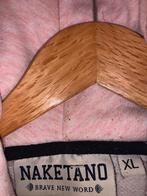 Naketano Hoodie - Roze met Sterren - Maat XL nieuw staat, Ophalen of Verzenden, Zo goed als nieuw, Maat 46/48 (XL) of groter, Roze