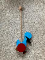 Houten stokroller / loop- duw eend !, Ophalen, Zo goed als nieuw