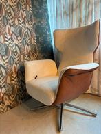 ACTIE! Label Vandenberg Fauteuil - Stijlvol en Comfortabel, Huis en Inrichting, Fauteuils, Info@label.nl, Minder dan 75 cm, Leer