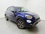 Fiat 500 X 1.4 Turbo MultiAir Lounge KEYLESS PDC LEER, Voorwielaandrijving, Gebruikt, 4 cilinders, Blauw