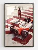 Uniek XXL Glasschilderij | F1 Ayrton Senna Poster - 6 sizes, Oorspronkelijke maker, Verzenden, Nieuw, 125 cm of meer