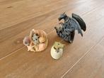3 draken klein drakenbeeldje beeldje draak draakje, Ophalen of Verzenden, Zo goed als nieuw, Fantasy