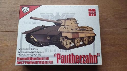 Fist of war 1/35 German medium tank E-50 Pantherzahn, Hobby en Vrije tijd, Modelbouw | Auto's en Voertuigen, Nieuw, Tank, 1:32 tot 1:50