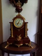 Pendule marmer/brons, Ophalen of Verzenden