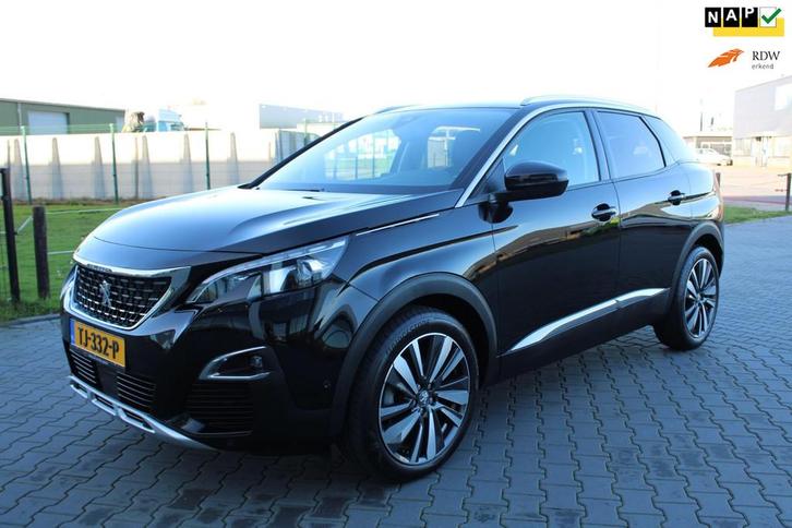Peugeot 3008 1.2 PureTech Blue Lease Premium trekhaak ledere, Auto's, Peugeot, Bedrijf, Te koop, ABS, Achteruitrijcamera, Airbags