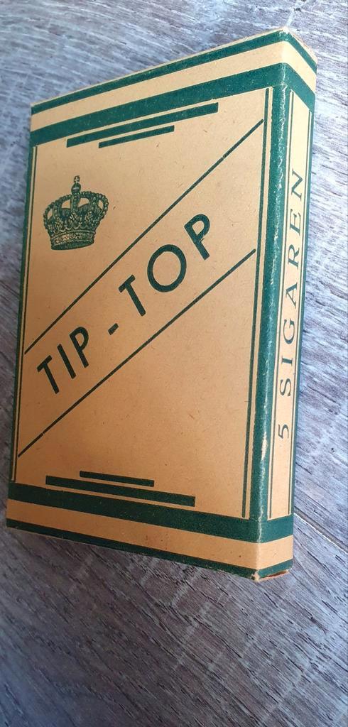 INLANDSE SIGAREN 1940-1945, Verzamelen, Rookartikelen, Aanstekers en Luciferdoosjes, Gebruikt, Tabaksdoos of Verpakking, Ophalen of Verzenden