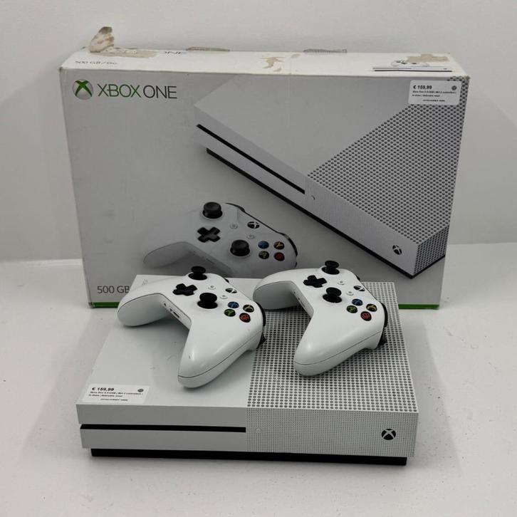 Xbox One S 512GB | Met 2 controllers | In doos | Gebruikte s, Spelcomputers en Games, Spelcomputers | Xbox One, Gebruikt, Xbox One
