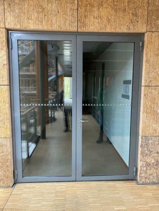 Metalen kozijnen 8 stuks misschien meer dubbel openbaar, Doe-het-zelf en Verbouw, Kozijnen en Schuifpuien, Zo goed als nieuw, Deurkozijn