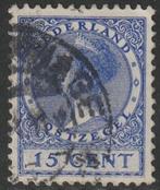 Nederland 1926 186a Wilhelmina 15c, Gest, Postzegels en Munten, Postzegels | Nederland, Ophalen of Verzenden, T/m 1940, Gestempeld