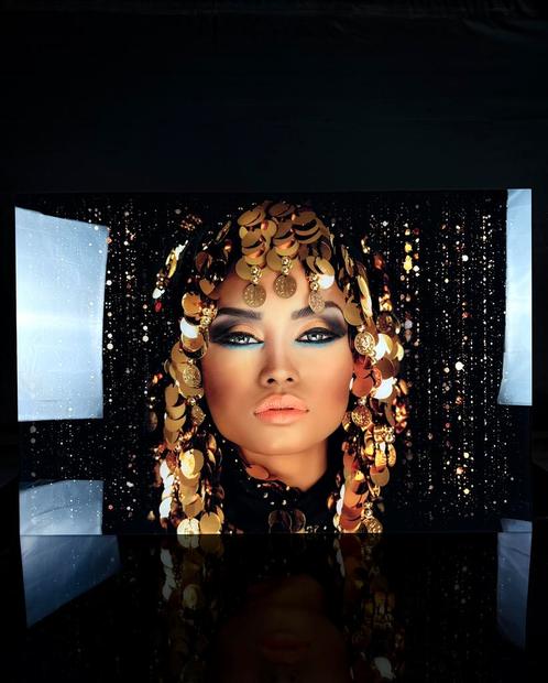 Luxe Arabian Lady plexiglass schilderij, Antiek en Kunst, Kunst | Schilderijen | Modern, Ophalen of Verzenden