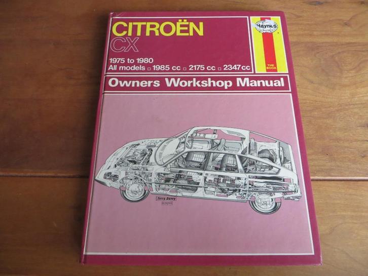 Haynes workshop manual vraagbaak Citroen CX, CX GTi 1975-80, Auto diversen, Handleidingen en Instructieboekjes, Ophalen of Verzenden