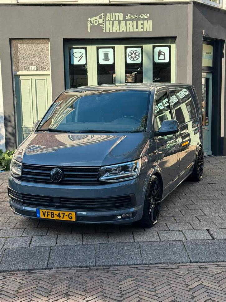 Volkswagen Transporter Dsg Verlaagd 20” Led Standkachel Vol, Auto's, Bestelauto's, Bedrijf, ABS, Adaptieve lichten, Adaptive Cruise Control
