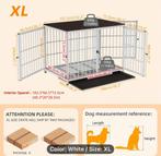 XL Heavy-Duty Dog Crate – Barely Used + Box of Training Pads, Dieren en Toebehoren, Hondenbenches, Ophalen, Zo goed als nieuw