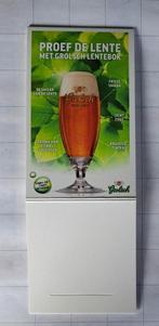 Grolsch Tafelstandaard Proef de Lente met Grolsch Lentebok, Verzamelen, Biermerken, Ophalen of Verzenden, Nieuw, Reclamebord, Plaat of Schild