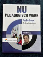 Nu pedagogisch werk profielboek onderwijsassistent didactiek, Ophalen, Zo goed als nieuw, MBO, Noordhoff