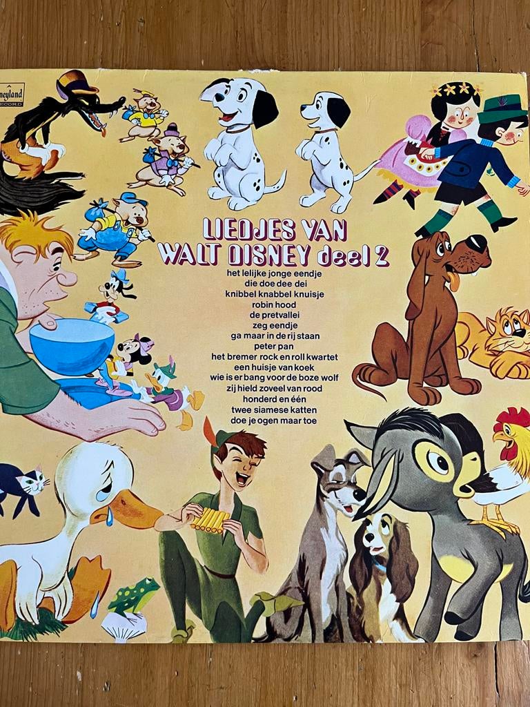 Liedjes van Walt Disney Deel 2 LP, Ophalen of Verzenden, Muziek