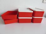 4 a 6 vintage Tiger vershouddoosjes, vershoudbakjes, Huis en Inrichting, Keuken | Keukenbenodigdheden, Ophalen of Verzenden, Gebruikt