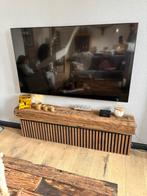 Railway TV Meubel - 160cm Breed, Gebruikt, 150 tot 200 cm, Eikenhout, Ophalen of Verzenden