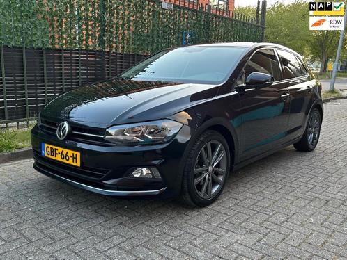 Volkswagen POLO 1.0 TSI Highline Zwart 2e EIG AIRCO|CAMERA, Auto's, Volkswagen, Bedrijf, Te koop, Polo, ABS, Achteruitrijcamera