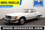 Mercedes SL-klasse 560 SL|Roestvrij-Californische klassieker, Auto's, Oldtimers, Achterwielaandrijving, 4973 cc, Cabriolet, Wit