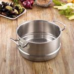 Fissler Profi Inox 18/10 Stoominzet 20cm | 24cm Op=Op deals, Overige typen, Nieuw, Ophalen of Verzenden, Rvs