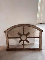 Antieke gietijzeren raam 1 stuk, Doe-het-zelf en Verbouw, Glas en Ramen, Ophalen, Gebruikt, Minder dan 80 cm, Gevelraam of Ruit
