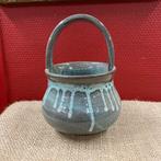 Vintage keramiek mandje planten pot, Ophalen of Verzenden