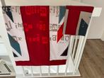 Dekbedovertrek blauw/rood 1 persoons 140x200 cm Britse Vlag, Eenpersoons, Dekbedovertrek, Ophalen of Verzenden, Zo goed als nieuw