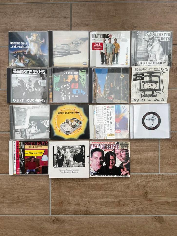Beastie Boys; 14 x cd en 1 cd single, Cd's en Dvd's, Cd's | Hiphop en Rap, Zo goed als nieuw, 1985 tot 2000, Ophalen of Verzenden