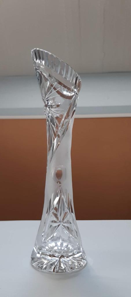 pools kristal vaasje, Antiek en Kunst, Antiek | Glas en Kristal, Ophalen
