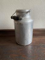 Vintage Aluminium Melkbus met Deksel - 29cm, Antiek en Kunst, Ophalen of Verzenden