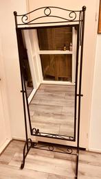 Prachtige grote passpiegel., Antiek en Kunst, Ophalen, Rechthoekig, 50 tot 100 cm, 150 tot 200 cm