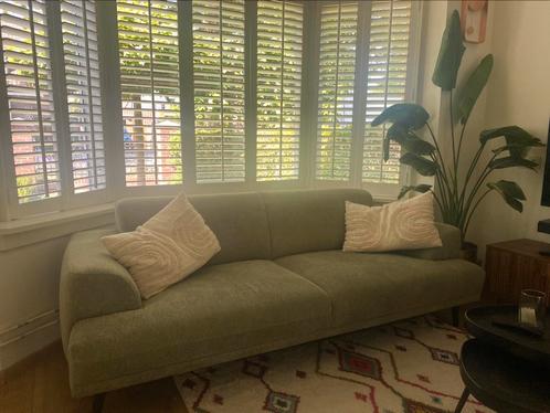 By fonQ Flair 3-zitsbank – Groen – Zo goed als nieuw!, Huis en Inrichting, Banken | Sofa's en Chaises Longues, Zo goed als nieuw