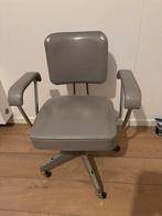 * Vintage industriële bureaustoel Erco Staal *, Ophalen, Gebruikt, Grijs, Bureaustoel