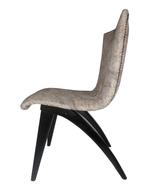 Schitterende vintage C.j. van Os design swing chair stoel, Ophalen, Gebruikt, Hout, Eén
