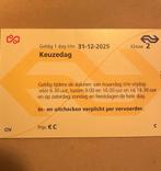 Ns dagkaart 5 stuks 2e klasse, Tickets en Kaartjes, Trein, Bus en Vliegtuig, Drie personen of meer, Trein, Algemeen kaartje