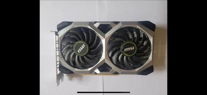 MSI Ventus 1660 Ti OC 6GB Grafische Kaart, Computers en Software, Videokaarten, Gebruikt, Nvidia, PCI-Express 3.0, GDDR6, HDMI