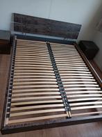 Bijzonder houten bedframe 160, Ophalen, Gebruikt, Tweepersoons, 160 cm