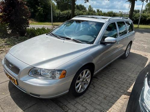 Volvo V70 2.4 D5 136KW Geartronic 2006 Grijs, Auto's, Volvo, Particulier, V70, Cruise Control, Diesel, F, Stationwagon, Automaat