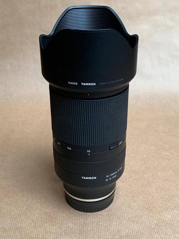 Tamron 70-180 2.8 Di III VXD  -  Sony FE e mount, Audio, Tv en Foto, Fotografie | Lenzen en Objectieven, Zo goed als nieuw, Telelens