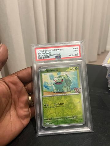 Bulbasaur 151 Stamped PSA 9 beschikbaar voor biedingen