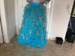 Turquoise Feestrok S/ XS Talle 70 cm of kleiner -, Kleding | Dames, Rokken, Blauw, Ophalen of Verzenden, Zo goed als nieuw, Maat 34 (XS) of kleiner