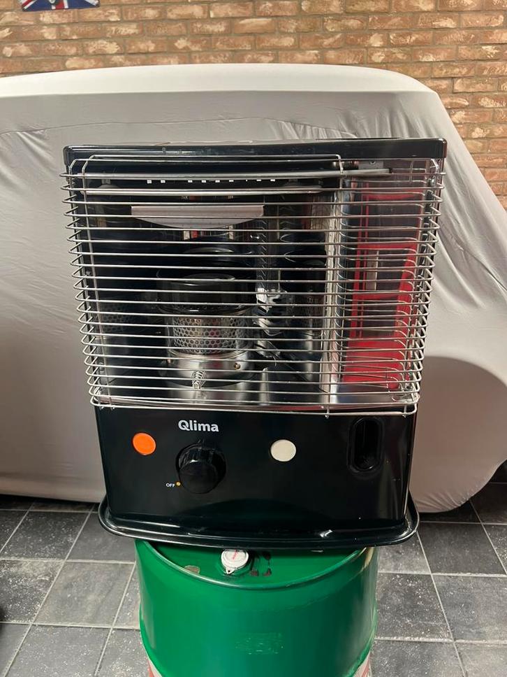 Qlima petroleum kachel, Huis en Inrichting, Kachels, Zo goed als nieuw, Vrijstaand, Petroleumkachel, Overige brandstoffen, Ophalen