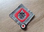 Scouting mouwinsigne voor communicatie met kokarde, Verzamelen, Ophalen of Verzenden, Overige soorten, Nederland, Embleem of Badge