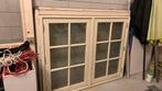 Dubbele ramen met dubbel glas, Doe-het-zelf en Verbouw, Kozijnen en Schuifpuien, Ophalen, Raamkozijn, Zo goed als nieuw, 75 tot 150 cm