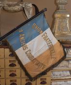 Oude Zijde Franse Vlag. "Uit Aletta's Tijd", Antiek en Kunst, Ophalen of Verzenden