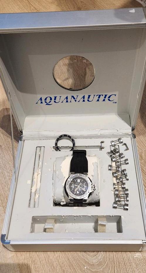 Aquanautic King Cuda horloge compleet, Sieraden, Tassen en Uiterlijk, Horloges | Heren, Zo goed als nieuw, Overige merken, Staal