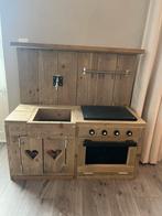 Mooi steigerhouten keukentje, Kinderen en Baby's, Speelgoed | Speelkeukens, Ophalen, Zo goed als nieuw, Hout