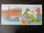Kikker en zijn vriendjes 2 puzzels van 6 + 9 stukjes, Ophalen of Verzenden, Minder dan 10 stukjes, Gebruikt, 2 tot 4 jaar